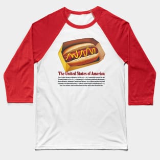 The United States of America Baseball T-Shirt